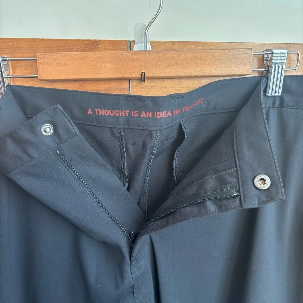 RHONE Commuter Pants In Black, Size 36